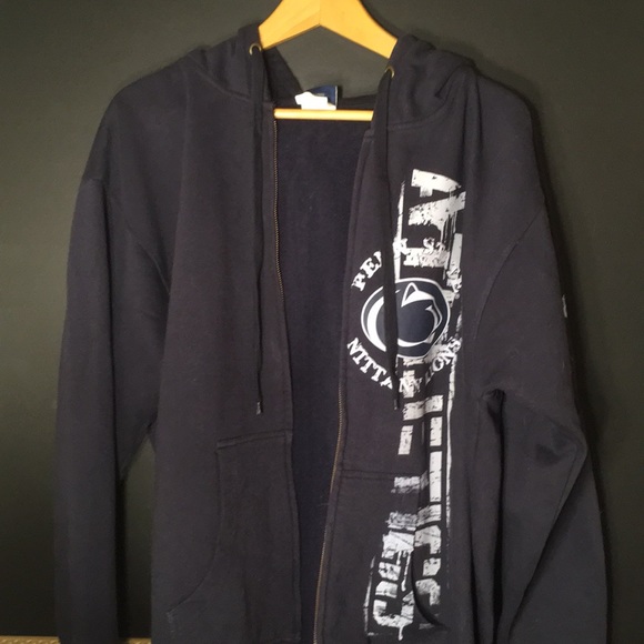 Pennsylvania State hooded hoodie zip down sweatshirt Medium - Picture 7 of 8